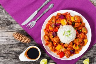 Χοιρινό με γλυκόξινη σάλτσα