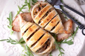 Καλαμάρια γεμιστά στο φούρνο