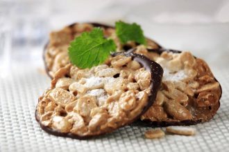 Φλωρεντίνες με καραμέλα βουτύρου και κουβερτούρα