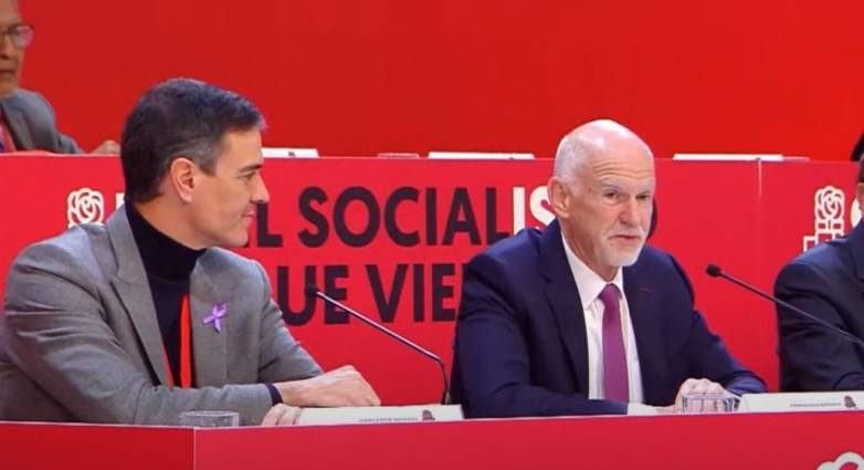 Σοσιαλιστική διεθνής: Αποχώρηση με χειροκροτήματα για τον Γιώργο Παπανδρέου ΦΩΤΟ