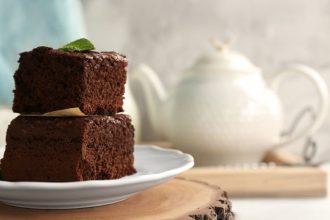 Κέικ σοκολάτας με μπανάνα