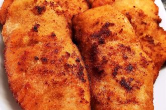 Σνίτσελ κοτόπουλο με το πιο εύκολο πανάρισμα