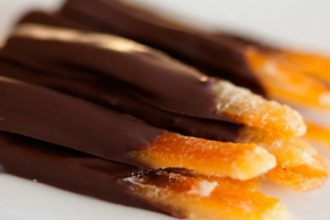 Εύκολες φλούδες εσπεριδοειδών με σοκολάτα