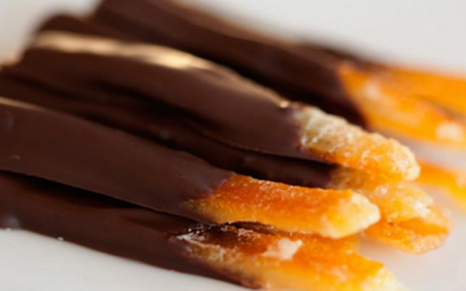 Εύκολες φλούδες εσπεριδοειδών με σοκολάτα