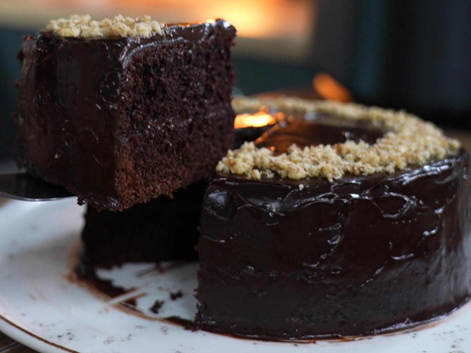 Σοκολατένια τούρτα στο Air fryer