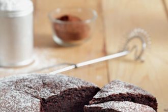 Σοκολατένιο κέικ με κακάο, χωρίς μίξερ