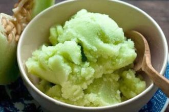 Παγωτό πεπόνι με 3 υλικά, πανεύκολο