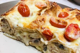 Σουφλέ με αραβικές πίτες