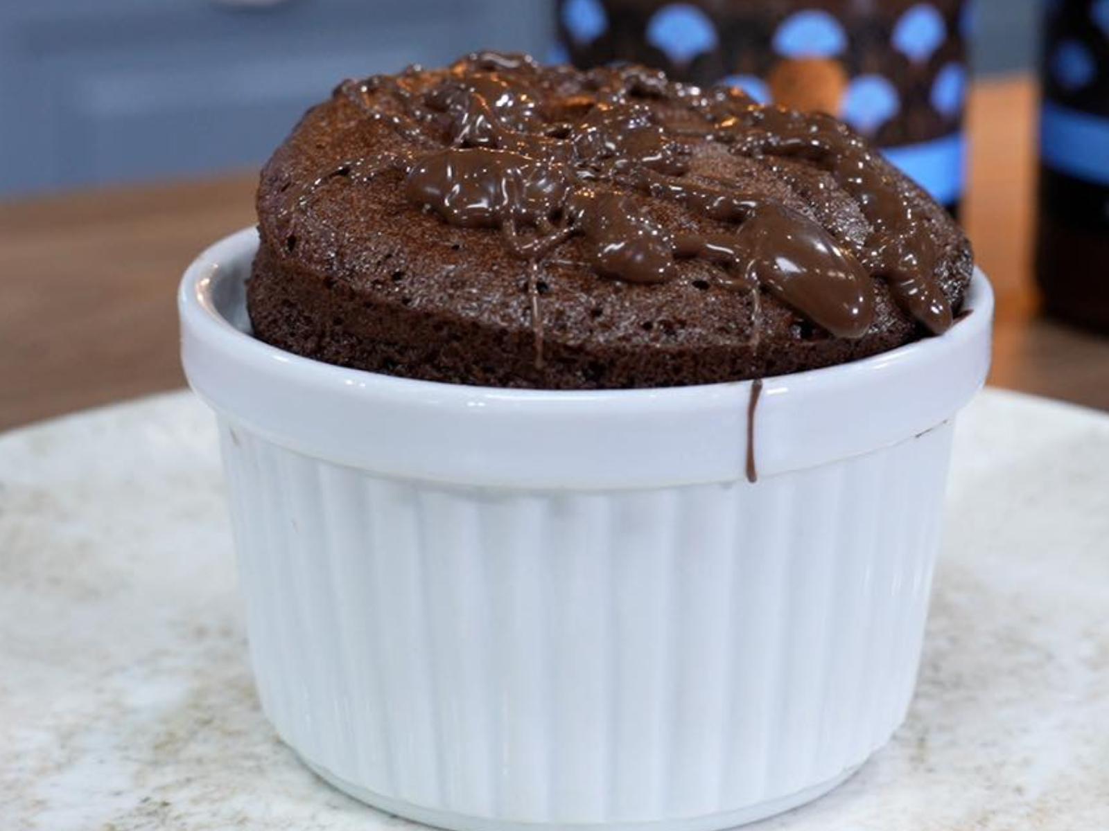 Σουφλέ σοκολάτας χωρίς ζάχαρη