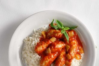 Σουτζουκάκια κοτόπουλου με πιπεριά