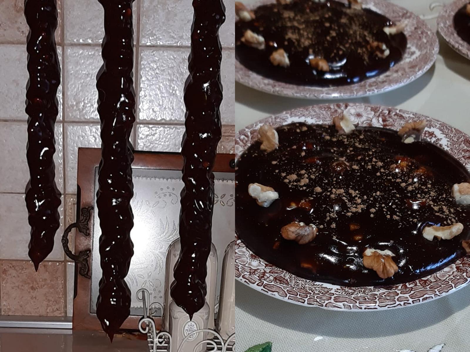 Σουτζούκια με πετιμέζι