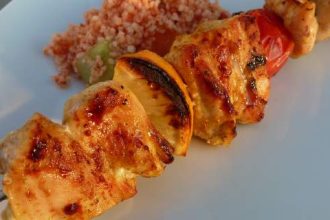 Σουβλάκι κοτόπουλο, μαριναρισμένο