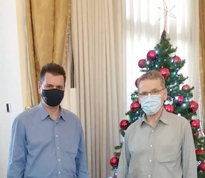 Στο Δημαρχείο Κοζάνης ο Πέτρος Ψωμάς