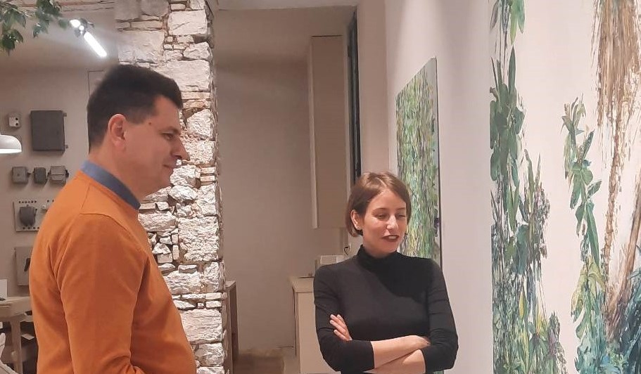 Ο Πέτρος Ψωμάς στον χώρο σύγχρονου πολιτισμού Tatiana Dimou