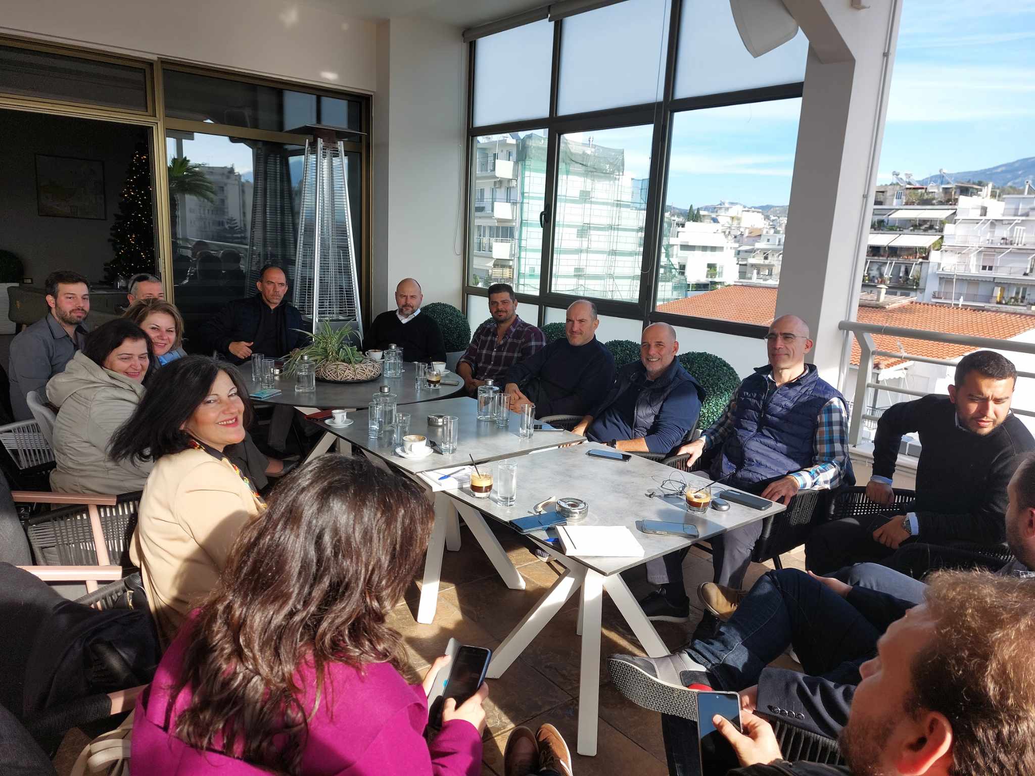 Συνάντηση της ΔΚΜ-ΤΔΕ με τον πρόεδρο του ΤΕΕ Ελλάδας Γιώργο Στασινό (ΦΩΤΟ)