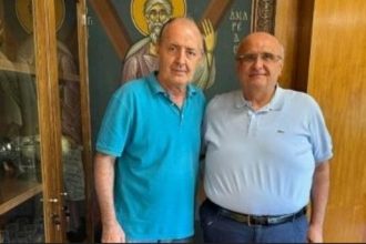 Συνάντηση Μπούρα με τον Συντονιστή των Υποτροφιών «Ανδρέας Μεντζελόπουλος»