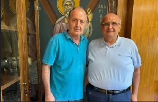 Συνάντηση Μπούρα με τον Συντονιστή των Υποτροφιών «Ανδρέας Μεντζελόπουλος»