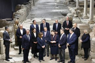 Τα αποκαλυπτήρια του σταθμού Βενιζέλου στο Μετρό Θεσσαλονίκης, παρουσία Σακελλαροπούλου και Μητσοτάκη (ΒΙΝΤΕΟ)