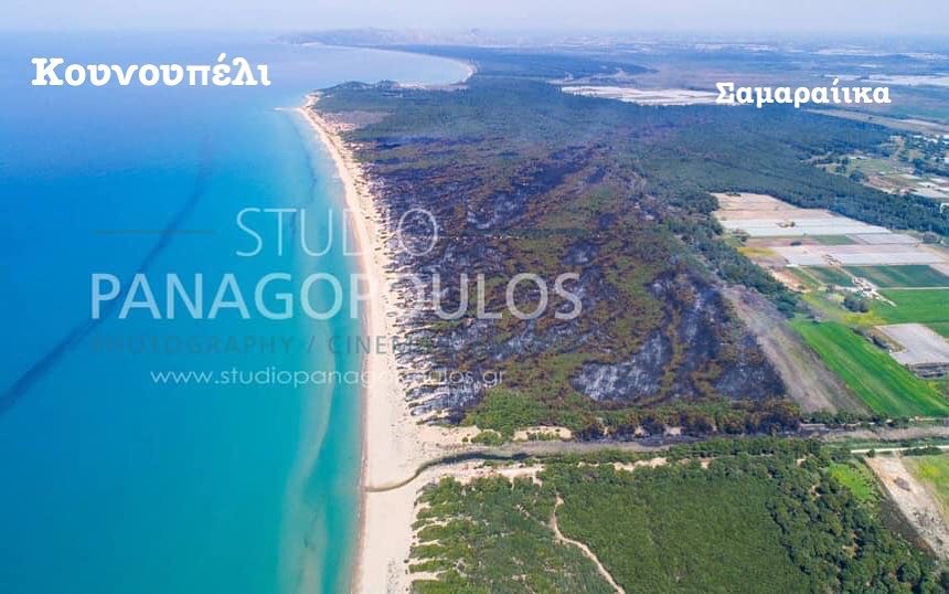 Δείτε τί άφησε πίσω της η φωτιά στο Κουνουπέλι - ΦΩΤΟ