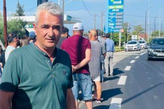 Στο πλευρό των κατοίκων στον συμβολικό αποκλεισμό της Πατρών – Πύργου, ο Γιάννης Ταπεινός