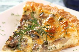 Συνταγή για μαμαδίστικη τάρτα με μανιτάρια και τυριά!