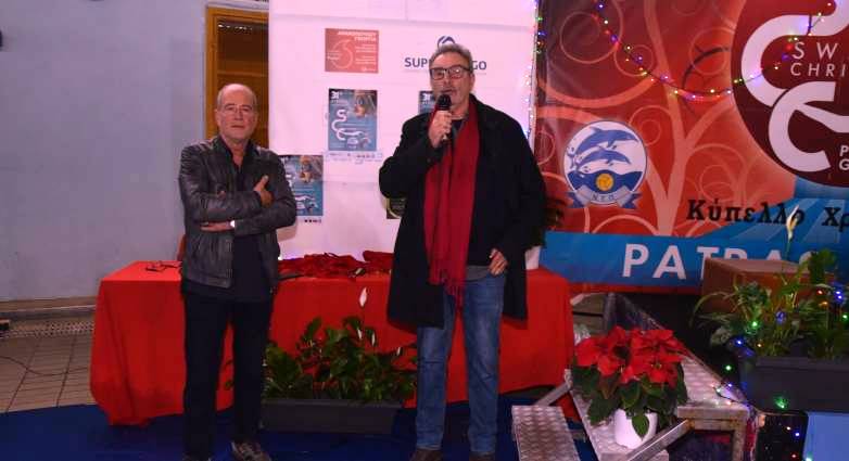Ο Τάκης Πετρόπουλος στο 31ο Τουρνουά Χριστουγέννων Κολύμβησης της ΝΕΠ