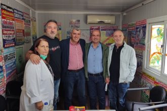 Το Νοσοκομείο «Άγιος Ανδρέας» και το Πανεπιστήμιο Πατρών επισκέφθηκε ο Γιώργος Κυριακόπουλος (ΦΩΤΟ)