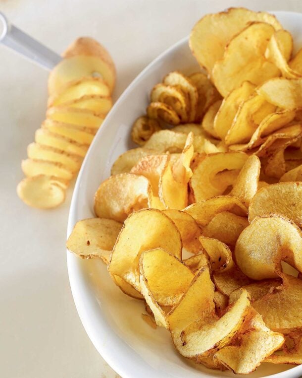 Σπιράλ πατάτες τηγανητές