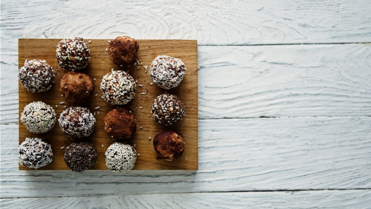 Σοκολατένιες τρούφες με πορτοκάλι