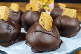 Τρουφάκια μπισκότο με 3 υλικά χωρίς ζάχαρη