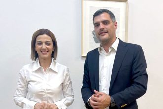 Συνάντηση του πολιτευτή Αχαΐας ΝΔ Ανδρέα Τσώκου με την Αναπληρώτρια Υπουργό Υγείας Ειρήνη Αγαπηδάκη