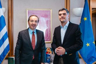 Με τον Υφυπουργό Δικαιοσύνης Ιωάννη Μπούγα συναντήθηκε ο πολιτευτής ΝΔ Αχαΐας Ανδρέας Τσώκος