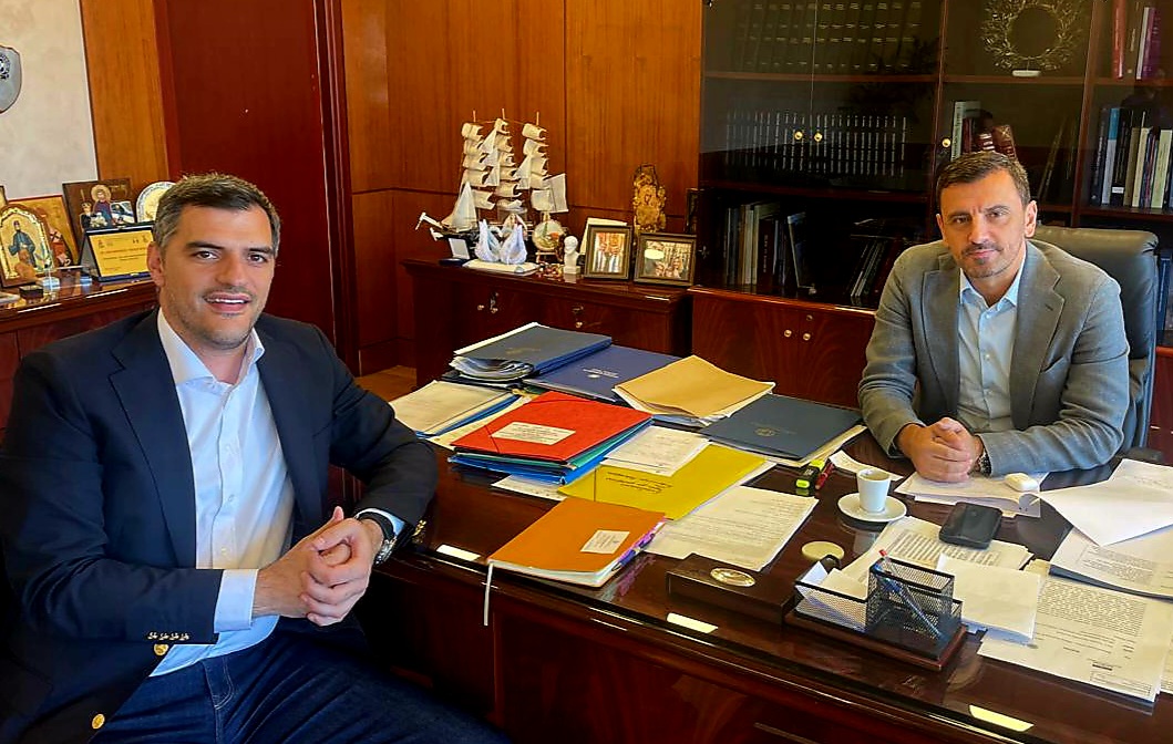Ανδρέας Τσώκος: Συνάντηση με τον Υφυπουργό Προστασίας του Πολίτη Ανδρέα Νικολακόπουλο
