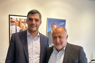 Ανδρέα Τσώκος: Συνάντηση με τον Ευρωβουλευτή της Νέας Δημοκρατίας Δημήτρη Τσιόδρα