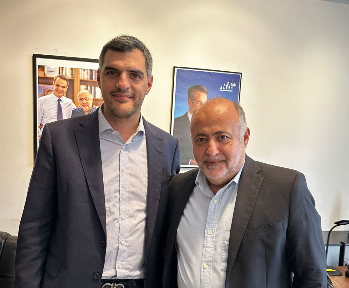 Ανδρέα Τσώκος: Συνάντηση με τον Ευρωβουλευτή της Νέας Δημοκρατίας Δημήτρη Τσιόδρα