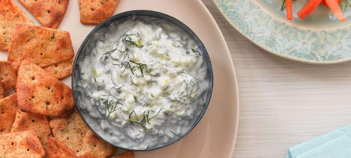 Tζατζίκι χωρίς σκόρδο, για dip!