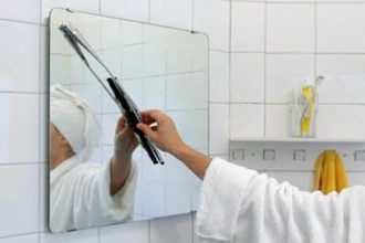 Εξαφάνισε τους λεκέδες από τους καθρέφτες του μπάνιου με…