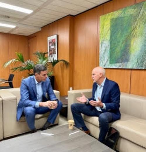 Συνάντηση Παπανδρέου - Σάντσεθ