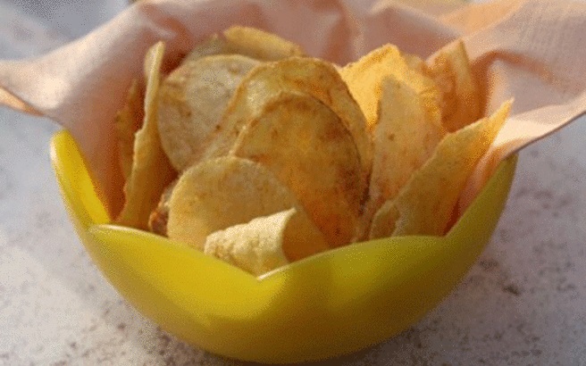 Συνταγή για τσιπς παρμεζάνας