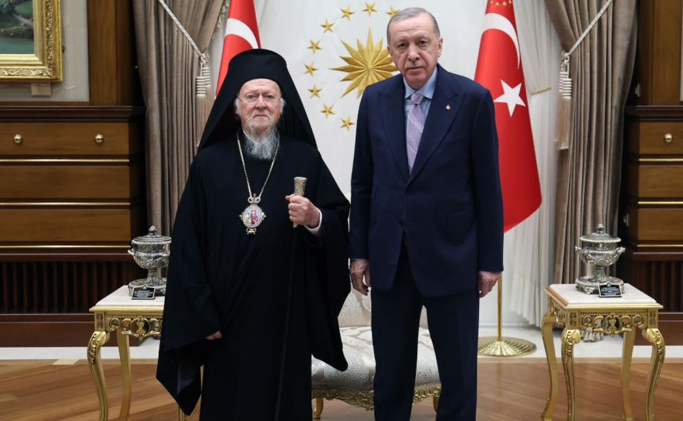 Συνάντηση Βαρθολομαίου – Ερντογάν στην Άγκυρα