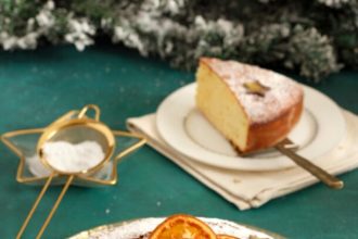 Βασιλόπιτα με αμυγδαλόψιχα και άρωμα πορτοκαλιού