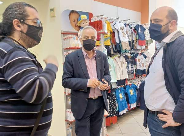 Επίσκεψη του Ιάσονα Φωτήλα στο Αίγιο