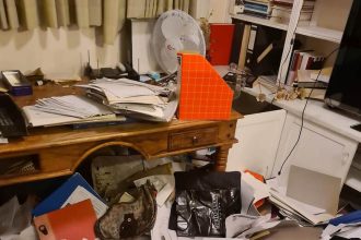 Θύμα διαρρηκτών η Σία Αναγνωστοπούλου - Εικόνες από το γραφείο της