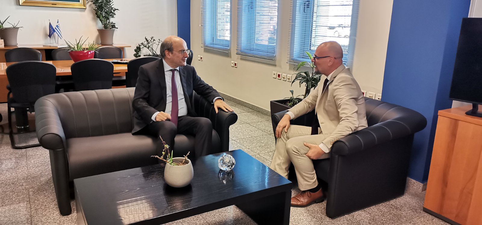 Επίσκεψη του Υπουργού Εθνικής Οικονομίας και Οικονομικών στον Ο.Λ.ΠΑ.