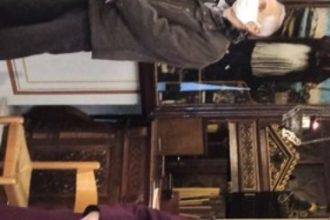 Στην Χριστουγεννιάτικη λειτουργία η Βίβιαν Σαμούρη