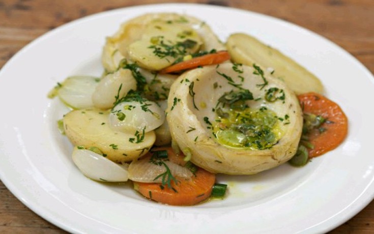 Νηστίσιμες αγκινάρες αλά πολίτα