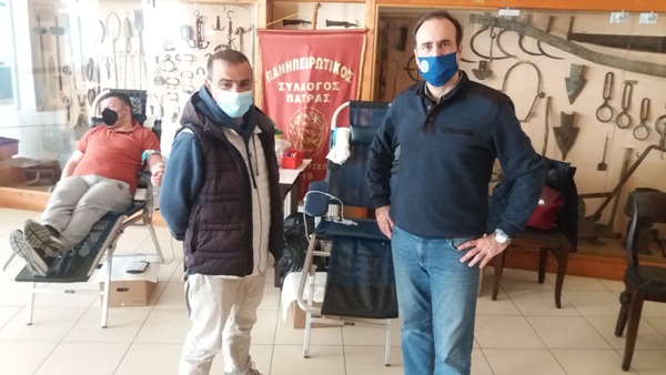 Πάτρα: Εθελοντική αιμοδοσία από τον Πανηπειρωτικό σύλλογο