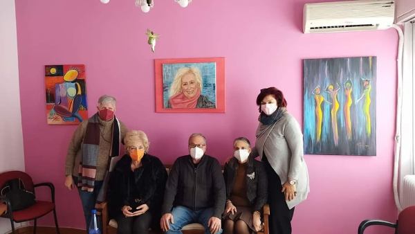 Πάτρα: Επίσκεψη Αναγνωστοπούλου - Μάρκου στο "Αλμα Ζωής"