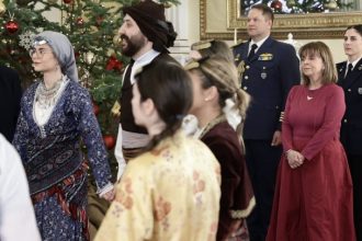 Χριστουγεννιάτικα Κάλαντα στην Προεδρία της Δημοκρατίας