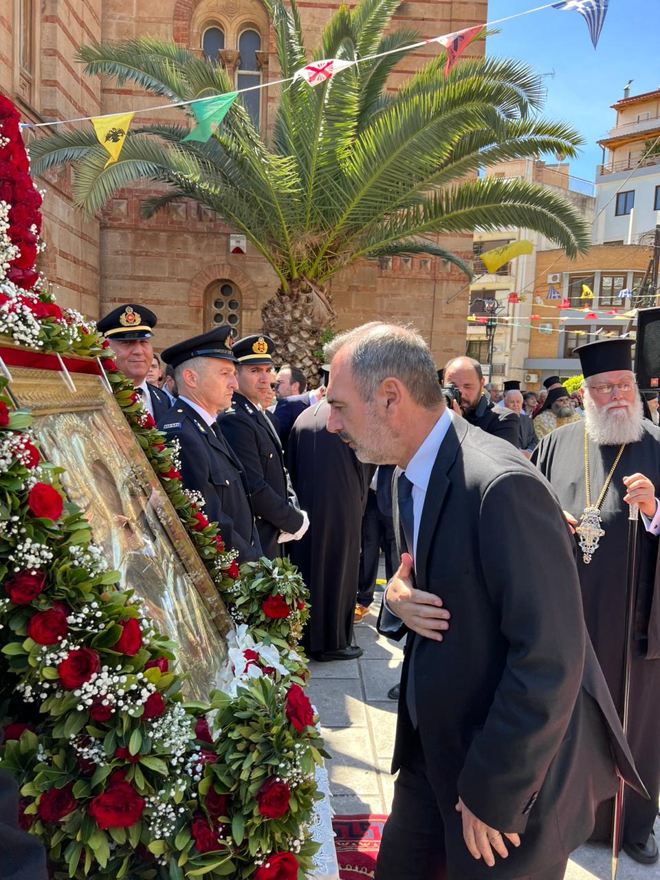 Παναγία Τρυπητή: Ο Ανδρέας Κατσανιώτης εκπρόσωπος του Πρωθυπουργού στο Αίγιο